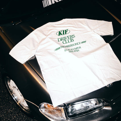 KIF 'Drivers Club' Tee (White)