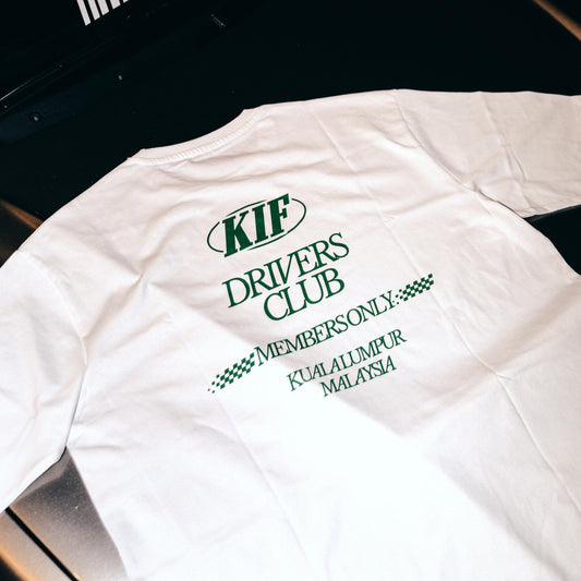 KIF 'Drivers Club' Tee (White)