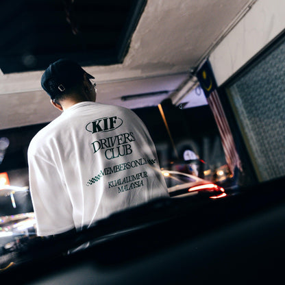 KIF 'Drivers Club' Tee (White)